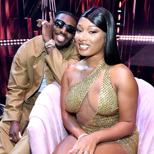 megan thee stallion and pardison fontaine at the 2021 iheartradio music awards