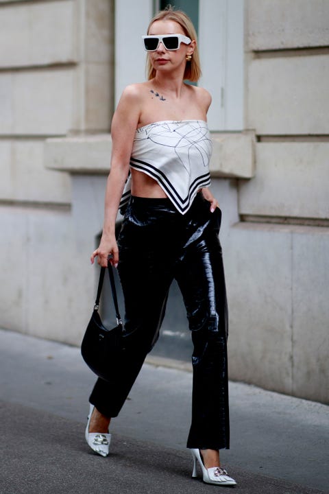 Couture Fashion Week street style AW21