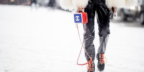 Snow, Winter, Fur, Street fashion, Fashion, Freezing, Footwear, Ice, Leg, Outerwear, 