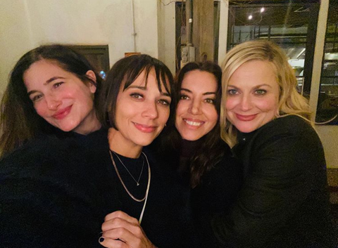 Parks and Recreation cast reunite for show's 'Galentine's Day'