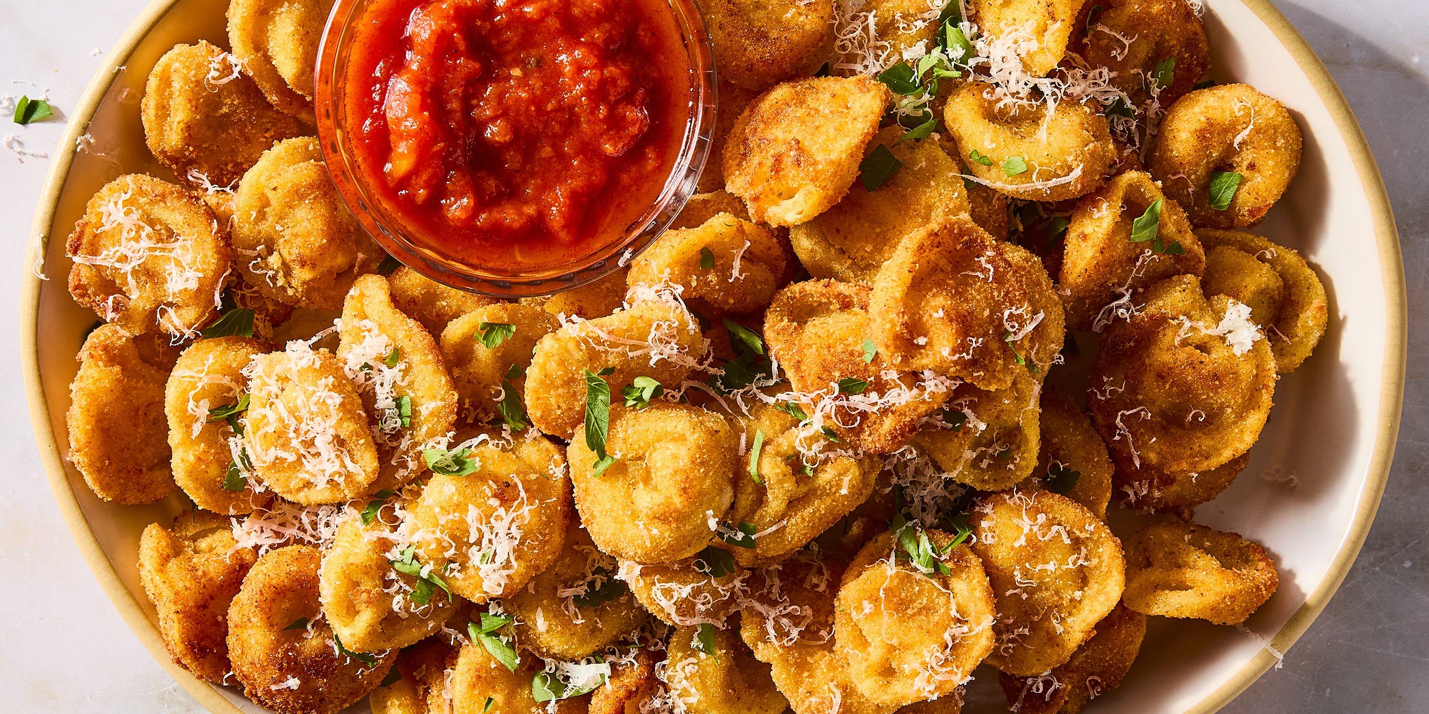 These Parmesan Tortellini Bites Are Fried Cheesy Goodness