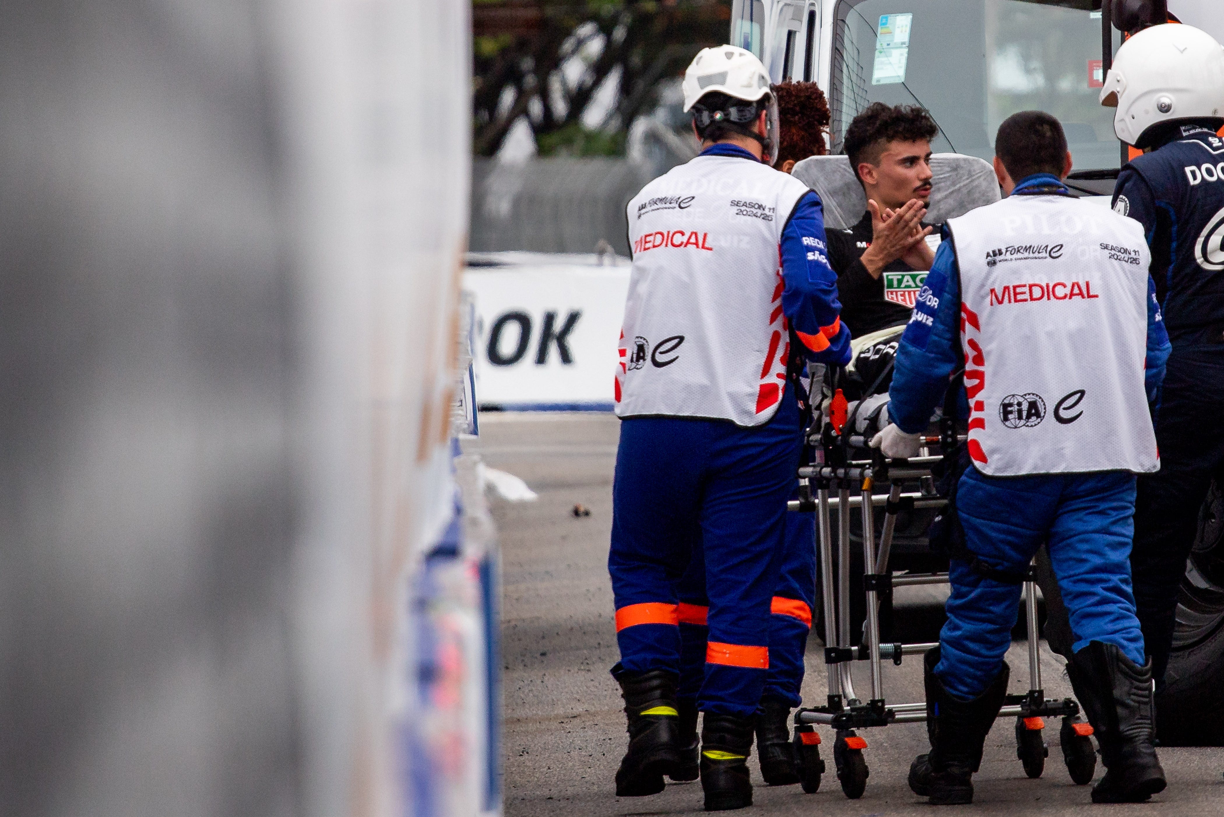 Video: Pascal ﻿Wehrlein Crashes, Flips in Formula E Season Opener at Sao Paulo, Brazil