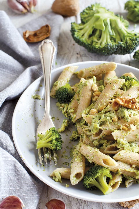 Receta pasta integral con pesto de brócoli receta pasta integral con pesto de brócoli