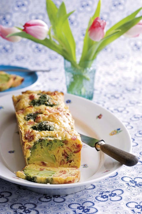 Pastel de brócoli y beicon receta pastel de brócoli y beicon
