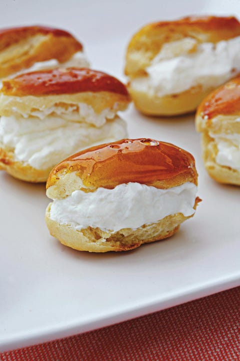 Pasteles de nata y caramelo