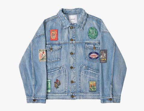 jean jacket with patches