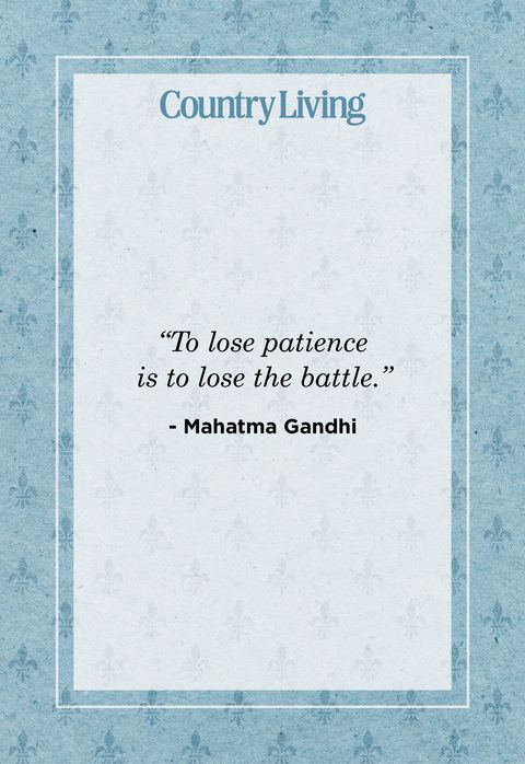 Quote About Patience by Mahatma Gandhi