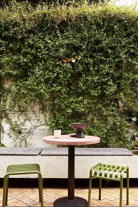 Stylish Outdoor Patio Design Ideas, Small Patio Bench And Table