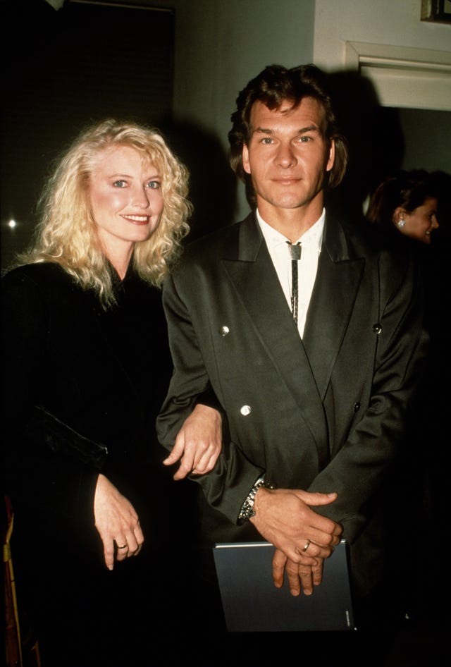 Patrick Swayze e la moglie Lisa Niemi...