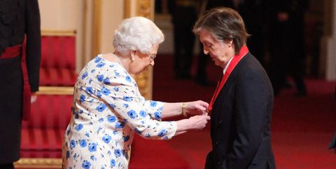 Queen Elizabeth Paul McCartney