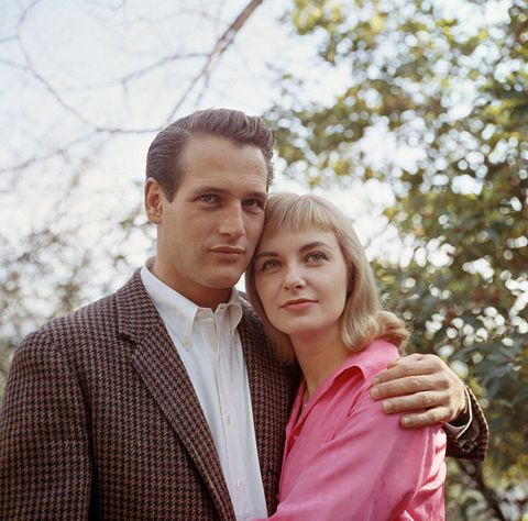 Paul Newman with wife Joanne Woodward