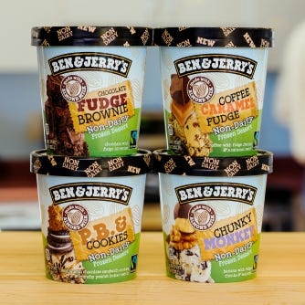 Ben & Jerry's dairy free ice cream