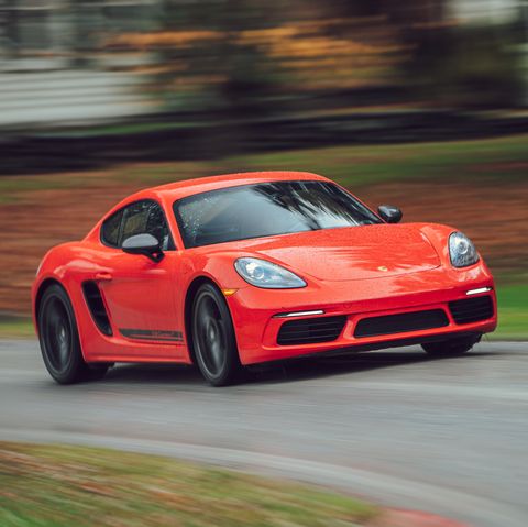 2021 performance car of the year, porsche 718 cayman t