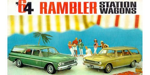 1964 rambler wagons brochure