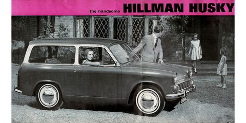 hillman husky brochure cover