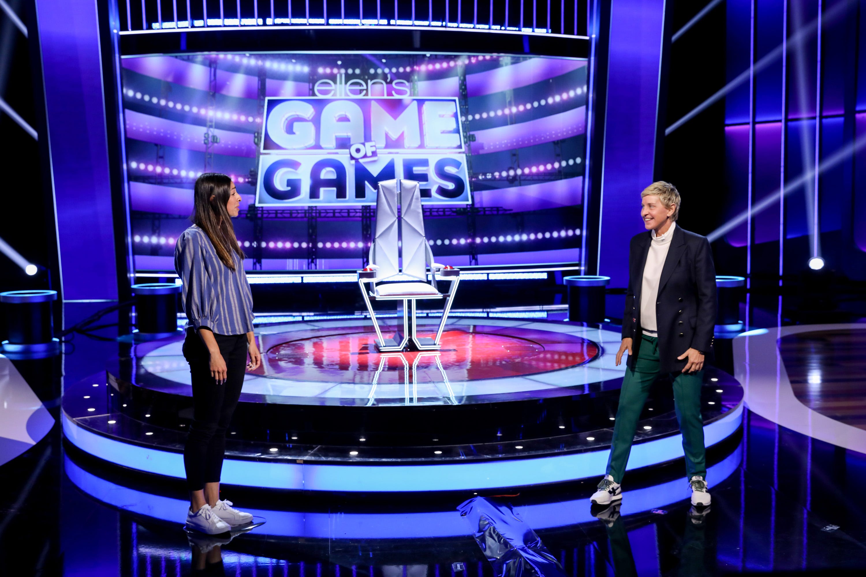 Pro Runner Rebecca Mehra Dances Her Way to $5,000 on Ellen DeGeneres’s Game Show