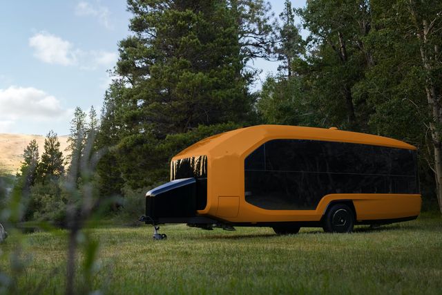 pebble flow electric camping trailer
