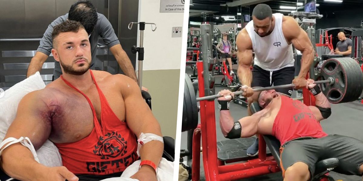 Legendary powerlifter and bodybuilder Larry Wheels shared the footage on hi...