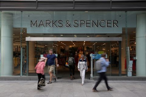 BRITAIN-RETAIL-CLOTHING-FOOD-EARNINGS-M&S