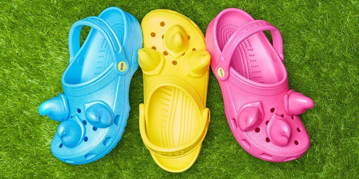 Crocs Just Released Peeps-Themed Shoes, Complete With Chick Marshmallow ...