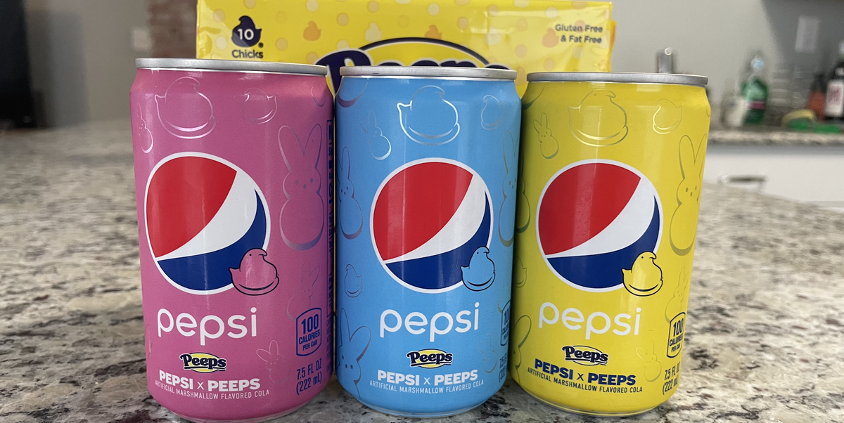 We tried Peeps Pepsi and it tasted like Easter treat