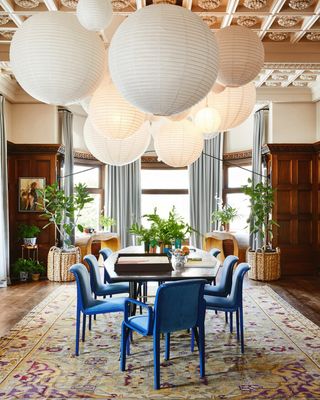 Pendant trend in the dining room