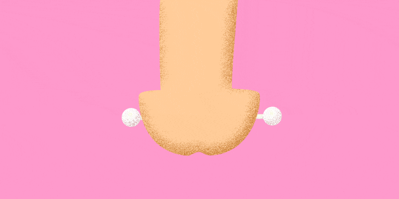 Male intim piercing Genital