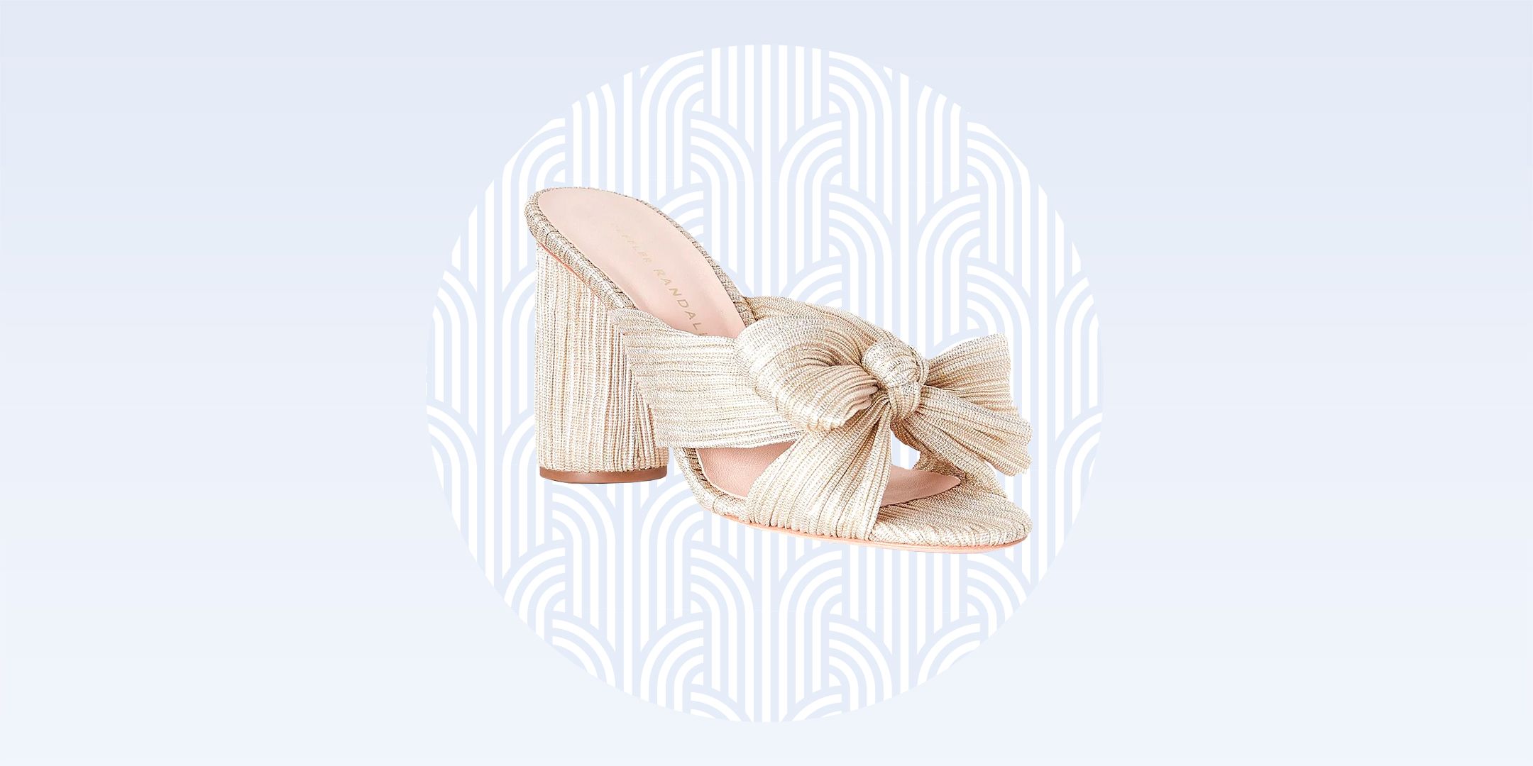 This Platinum Sandal Is the Perfect Outdoor Wedding Shoe