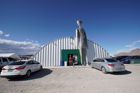Revellers Descend On Nevada Desert For "Storm Area 51" Gathering