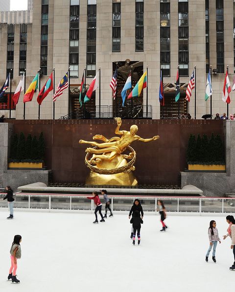 New York's Rockefeller Center Ice Rink Opens For The Season
