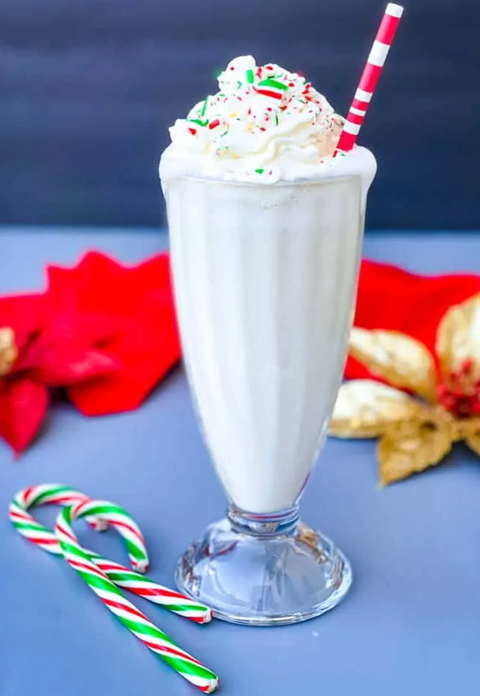 peppermint milkshake