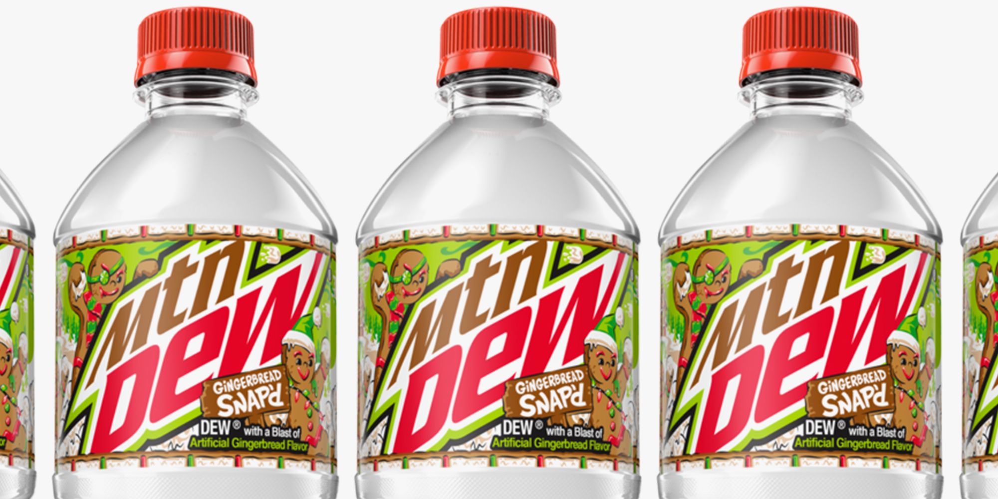 ⭐ 2021 Mountain Mtn Dew Gingerbread Snap'd 12 pack of 12oz cans *FREE SHIP 