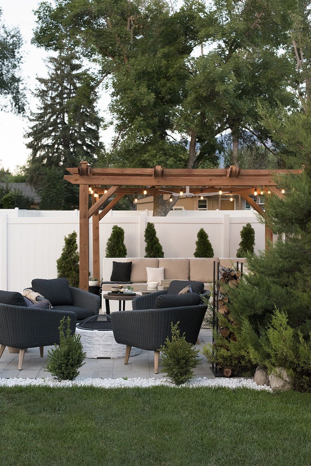 Backyard Small With Pergola Ideas