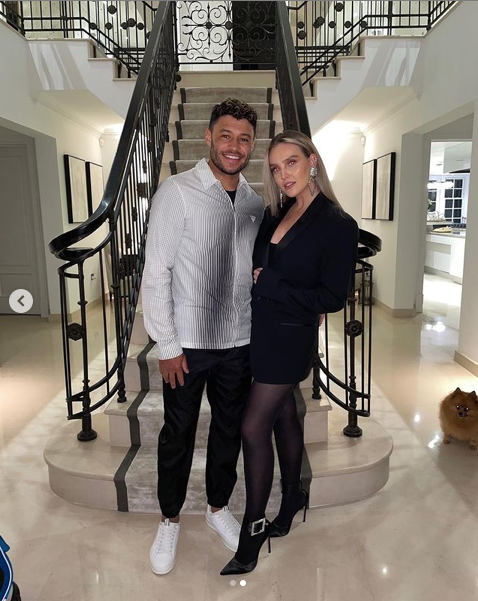 Perrie Edwards and Alex Oxlade-Chamberlain share new baby Axel pics