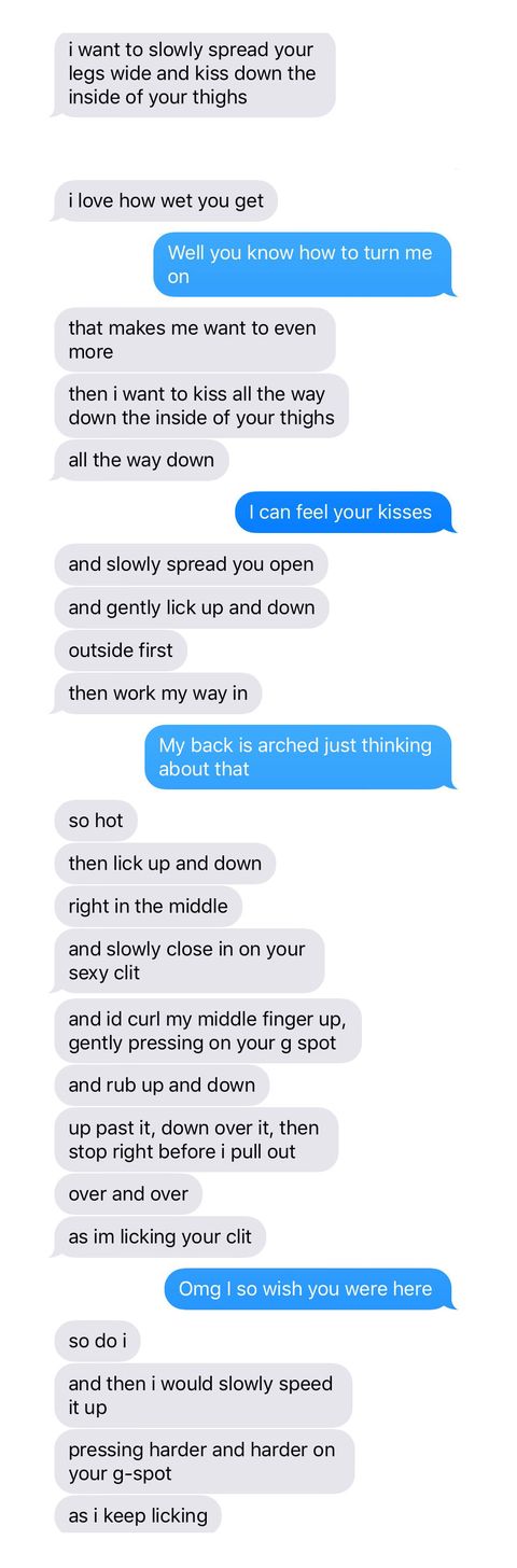 Sexting examples for him