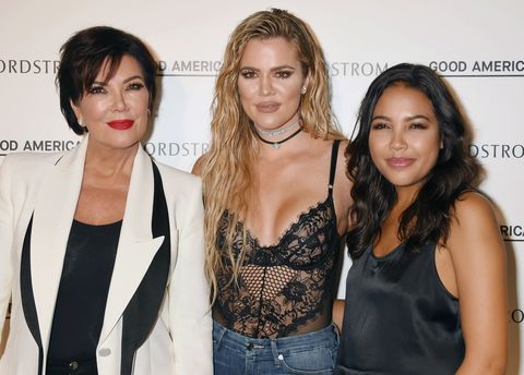 kris jenner, ﻿khloé k﻿ardashian, and emma grede﻿ at the good american launch event at nordstrom in 2016