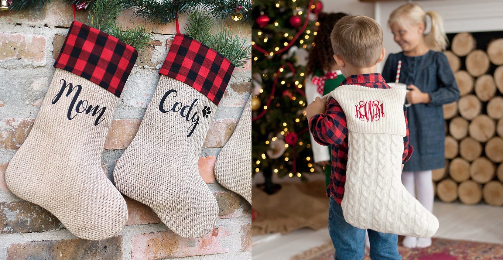 20 Unique Personalized Christmas Stockings - Best Monogrammed Stockings