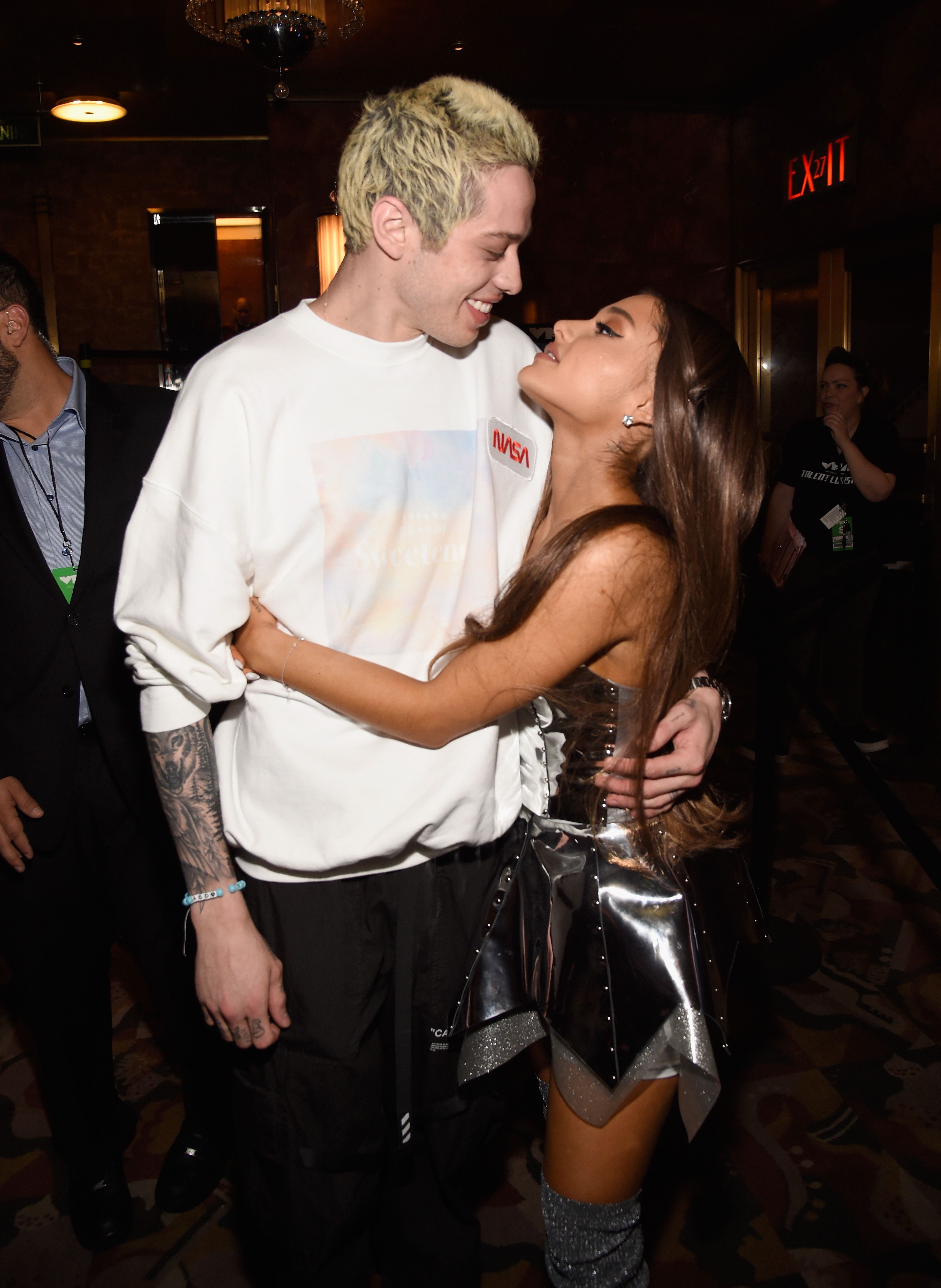 Ariana Grande and Pete Davidson