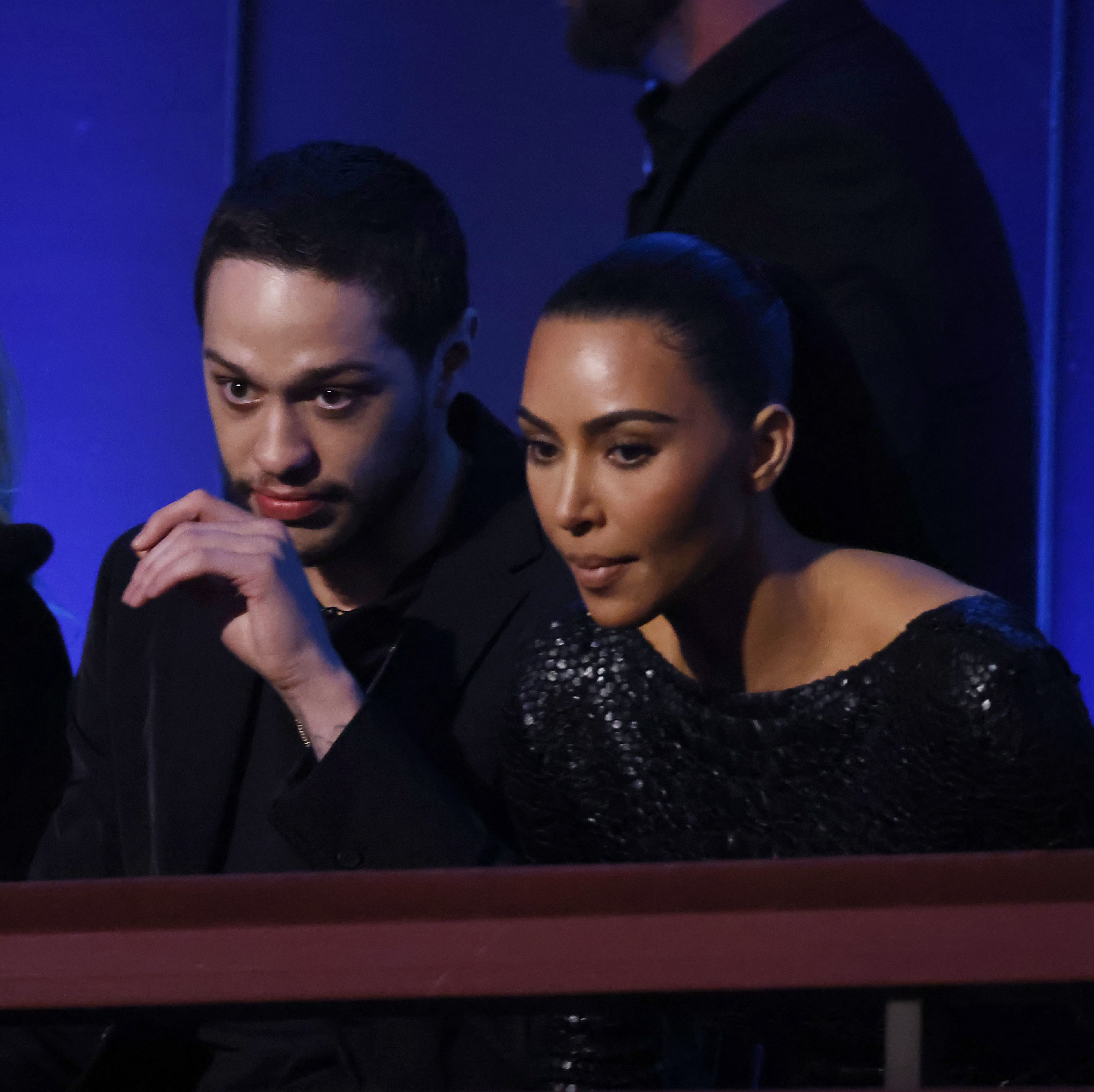Pete Davidson and Kim Kardashian Made a Rare Public Appearance Together and Were Photographed