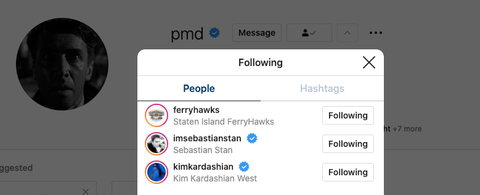 Pete Davidson is now following a third person on Instagram