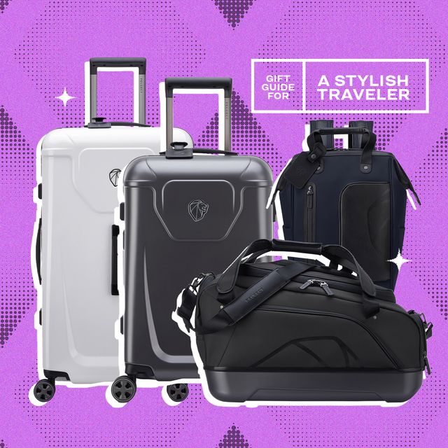 gift guide for a stylish traveler with peugeot luggage