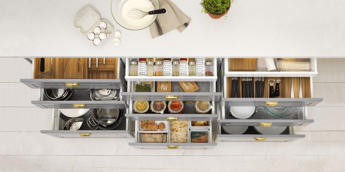 Six Zones Of Kitchen Organization, Ikea Cabinet Storage Shelf