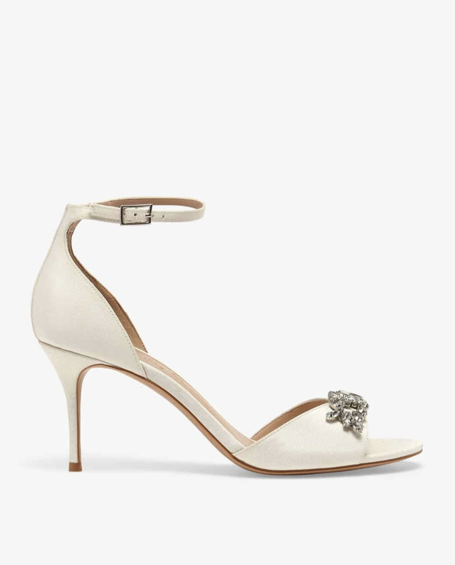quiz ivory bridal shoes