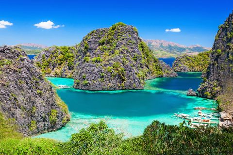 Blue Lagoon in the Philippines 