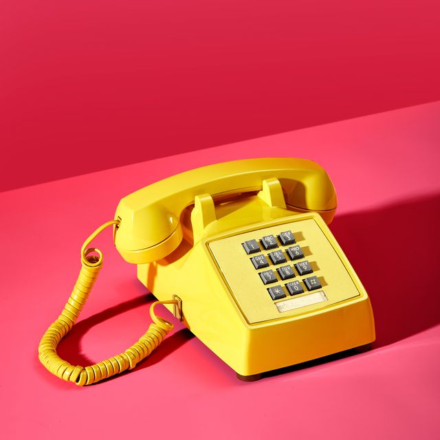 yellow telephone