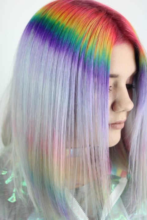 These Prism Roots are the Prettiest, Colorful Dye Job These Prism Roots are the Prettiest, Colorful Dye Job
