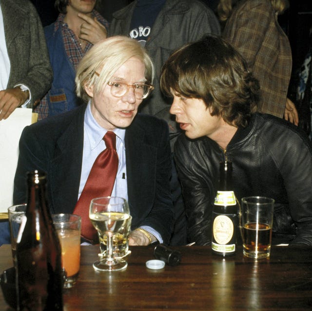 mick jagger and andy warhol