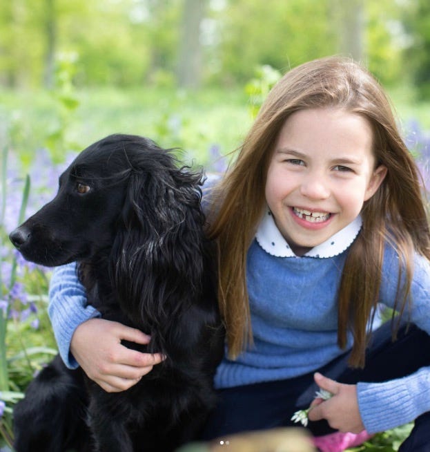 princess charlotte taken by duchess of cambridge on seventh birthday