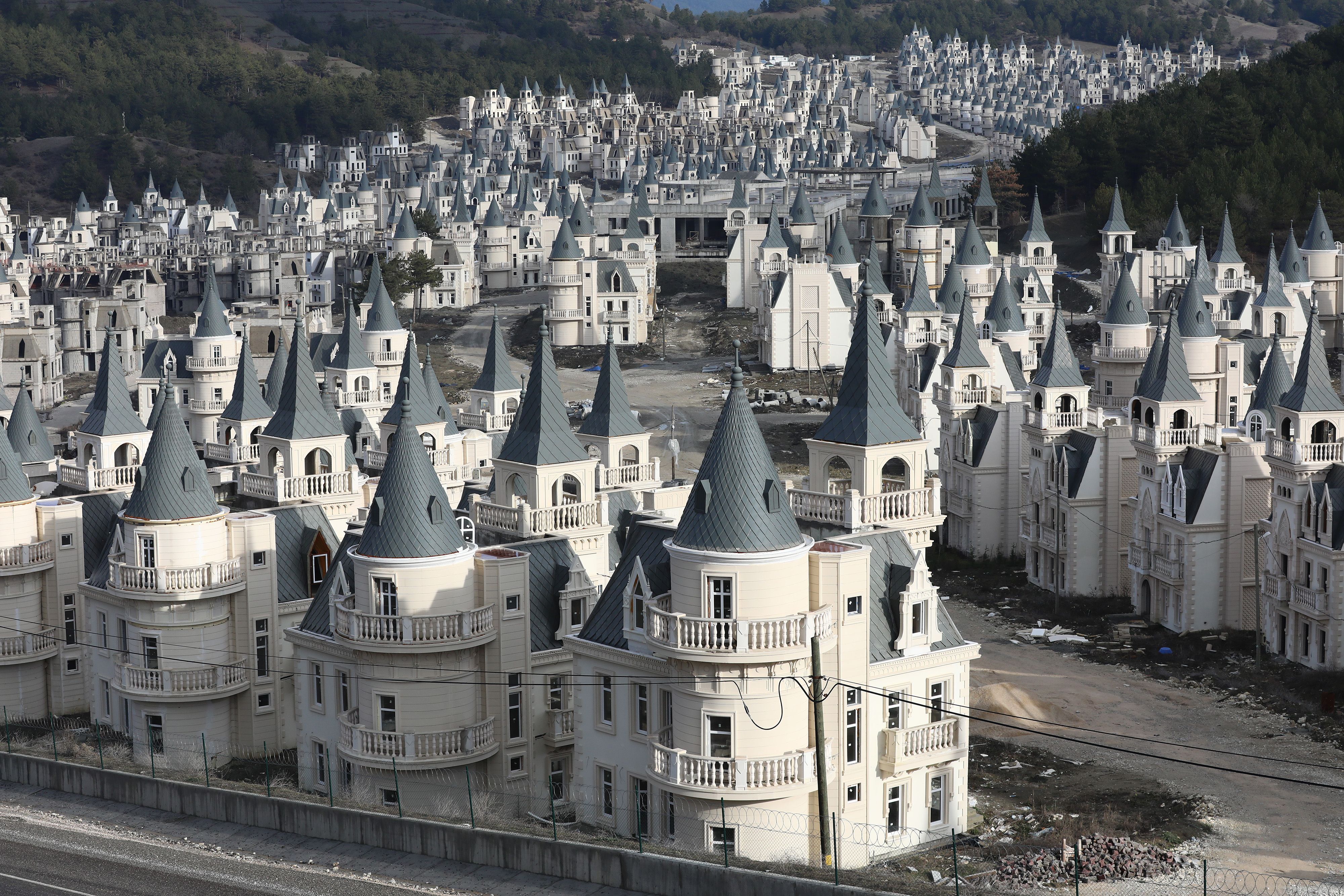 Ghost Town Of Tiny Faux French Chateaus In Turkey Sits Empty After Developer Goes Bankrupt