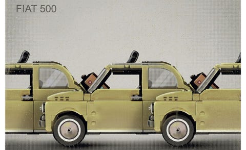 写真集 イタリア車の味わい薫る フィアット500 レゴ ブロックで復活 写真集 イタリア車の味わい薫る フィアット500 レゴ ブロックで復活